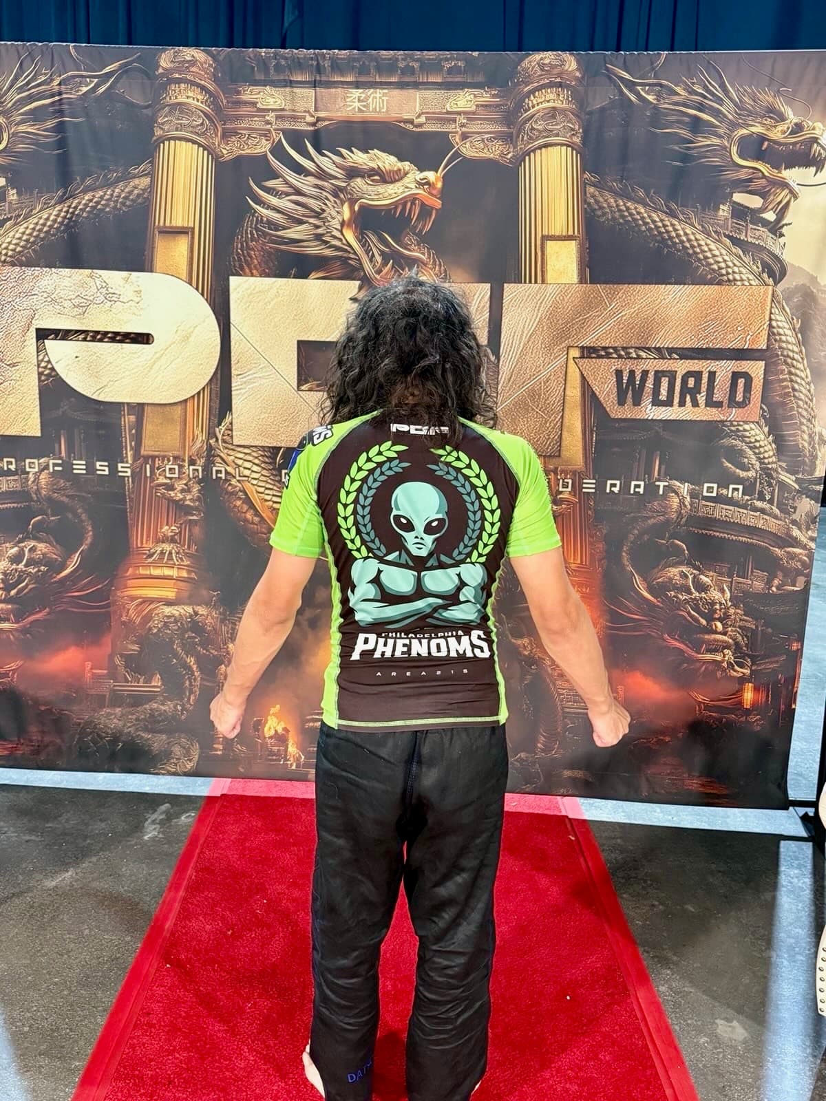 Official Phenoms Rashguard - Alt Back View